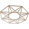 Ekena Millwork Guardian Wood Fretwork Pierced Ceiling Medallion, Red Oak, 40"OD x 15 1/2"ID x 1/4"T CMWP40X40X0250GDRO - alternate 2